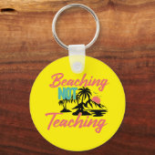 Beaching Not Teaching Sleutelhanger (Achterkant)