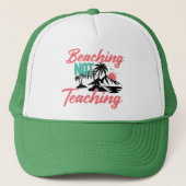 Beaching Not Teaching Trucker Pet (Voorkant)