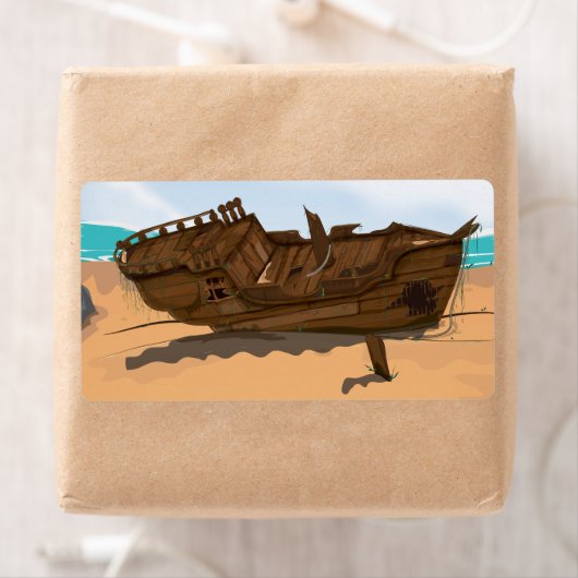 Beaching Shipwreck Etiket (Insitu)