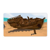 Beaching Shipwreck Etiket (Voorkant)