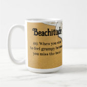 "Beachitude" Definitie Koffiemok (Links)