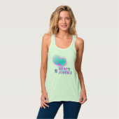 #BEACHJUSTICE Retro Ladies Tank (Volledige Voorkant)