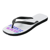 #BEACHJUSTICE Retro Teenslippers (Schuin)