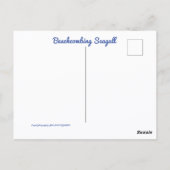 Beachkamende zeegarens briefkaart (Achterkant)