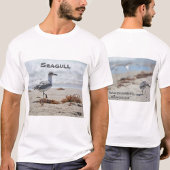 Beachkamende zeegarens t-shirt