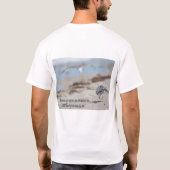 Beachkamende zeegarens t-shirt (Achterkant)