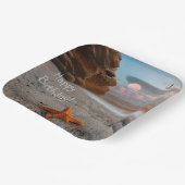 Beachlife Birthday Papieren Bordje (Gebogen)