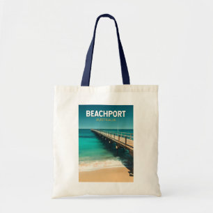 Beachport Australia Travel Art Vintage Tote Bag