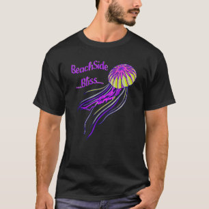 Beachside Bliss tropische kwallen voor zomervaca T-shirt