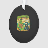 Beachside Boogeymen - Retro Summerween Vibes Class Ornament (voorkant)