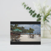 Beachside Cabana Briefkaart (Staand voorkant)