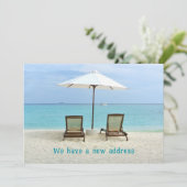 Beachside Chairs de Nieuwe Kaarten van de Aankondi (Staand voorkant)