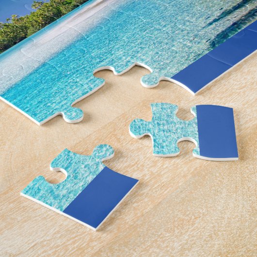 Beachside Cook Island - John 14:27 Bible Verse Legpuzzel (Zijkant)