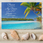 Beachside Cook Island - John 14:27 Bible Verse Legpuzzel