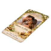 Beachside Garde Photo Save The Date Wedding Magnet Magneet (Linkerzijde)