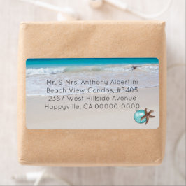 Beachside Living Medium Grootte Kerstmis Optioneel Etiket