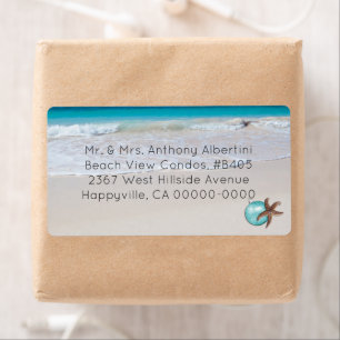 Beachside Living Medium Grootte Kerstmis Optioneel Etiket