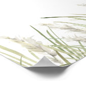Beachside Pampas Grass Rehearsal Dinner Poster (Hoek)