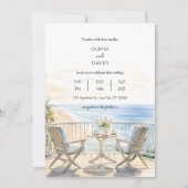 Beachside Resort Balkon Ocean Uitzicht Beach Bruil Kaart (Voorkant)