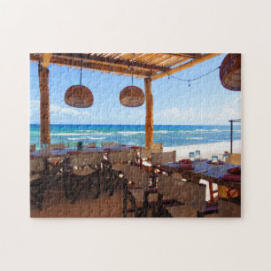 Beachside Restaurant in Riviera Maya - Puzzle Legpuzzel
