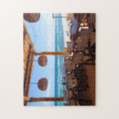 Beachside Restaurant in Riviera Maya - Puzzle Legpuzzel (Verticaal)