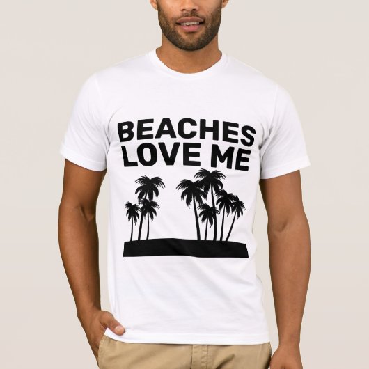 BEACHT VAN ME FUNNY T-SHIRTS (Voorkant)