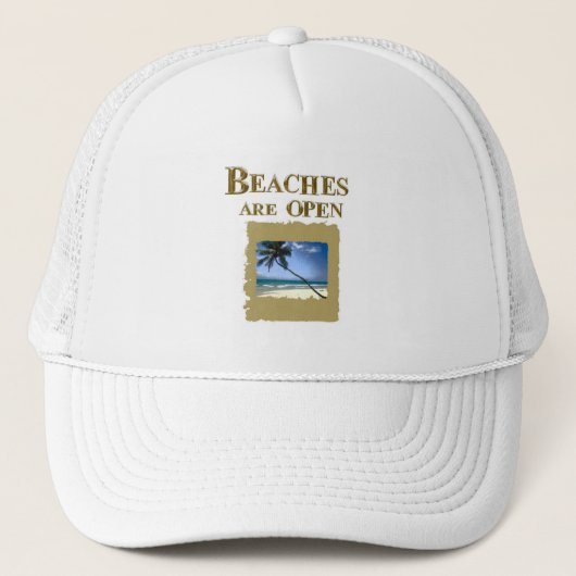 BEACHTEN ZIJN OPEN TRUCKER PET (Voorkant)