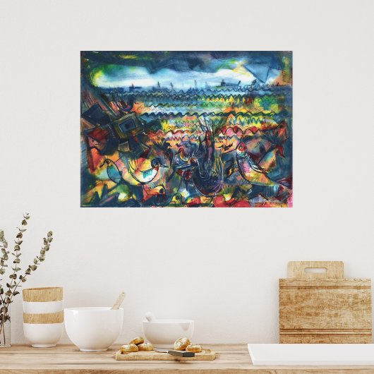 Beachvogels 3 poster (Keuken)