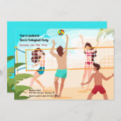 Beachvolleybal Kaart (Voorkant / Achterkant)