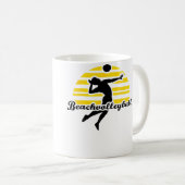 Beachvolleybal Koffiemok (Voorkant rechts)