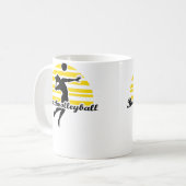 Beachvolleybal Koffiemok (Voorkant links)