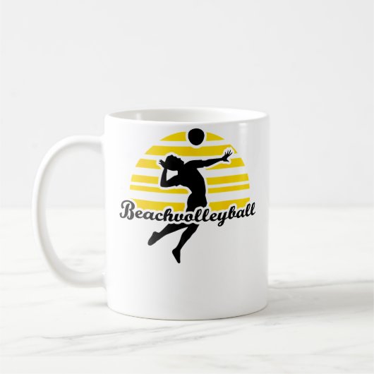 Beachvolleybal Koffiemok (Links)