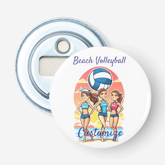 Beachvolleybal Meisjes Thunder_Cove Button Flesopener (Voorkant)
