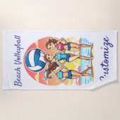 Beachvolleybal Meisjes Thunder_Cove Strandlaken (Voorkant)