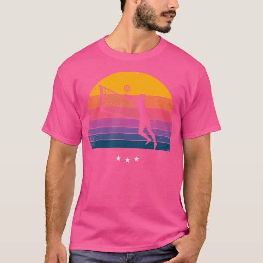 Beachvolleybal T-shirt (Voorkant)