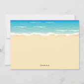 Beachvolleybal uitnodiging (Achterkant)