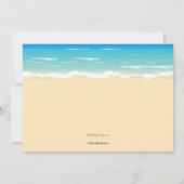 Beachvolleybal uitnodiging (Achterkant)