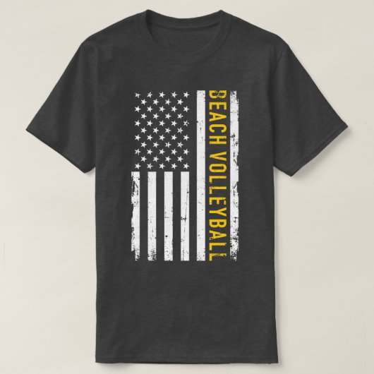 Beachvolleybal USA T-shirt (Design voorkant)