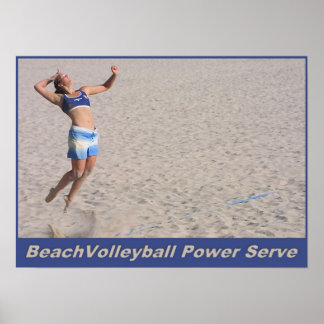 BeachVolleyball PowerServe Poster