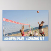 BeachVolleyball Smashin Tilt Poster (Voorkant)