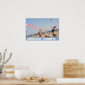 BeachVolleyball Smashin Tilt Poster (Keuken)