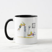 Beachvolleyball Tasse Mok (Links)