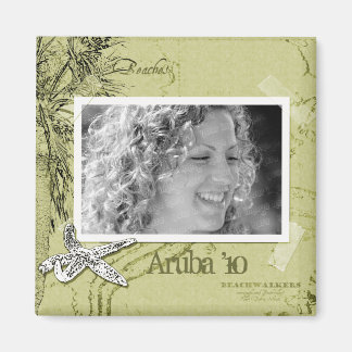 Beachwalker Collage - Kiwi Magneet