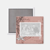 Beachwalker Collage - Sepia Magneet (Voorkant / Achterkant)