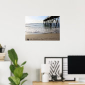 Beachwrite's De wereld is elke ochtend nieuw Poster (Thuiskantoor)