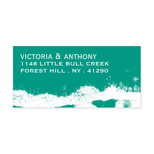 Beachy Abstract Zelfinktende Stempel (Design)