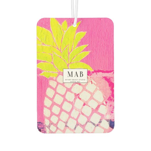 Beachy ananas luchtverfrisser (Achterkant)
