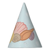 Beachy Birthday Mermaid Crown Party Pet Feesthoedjes (Rechts)