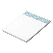 Beachy Blue Checks Notitieblok (Linkerzijde)