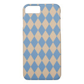 Beachy Blue en Tan Harlequin Case-Mate iPhone Case (Achterkant)